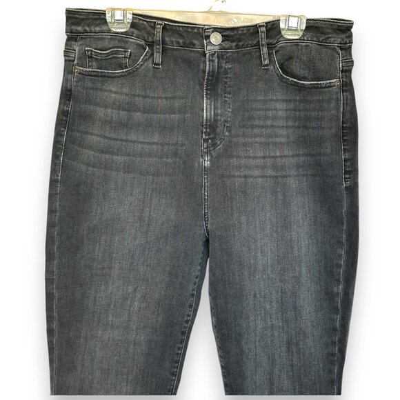 FRAME Le Crop Mini Boot Raw Hem Jeans Women's Size 32 Excellent Condition - Picture 8 of 10